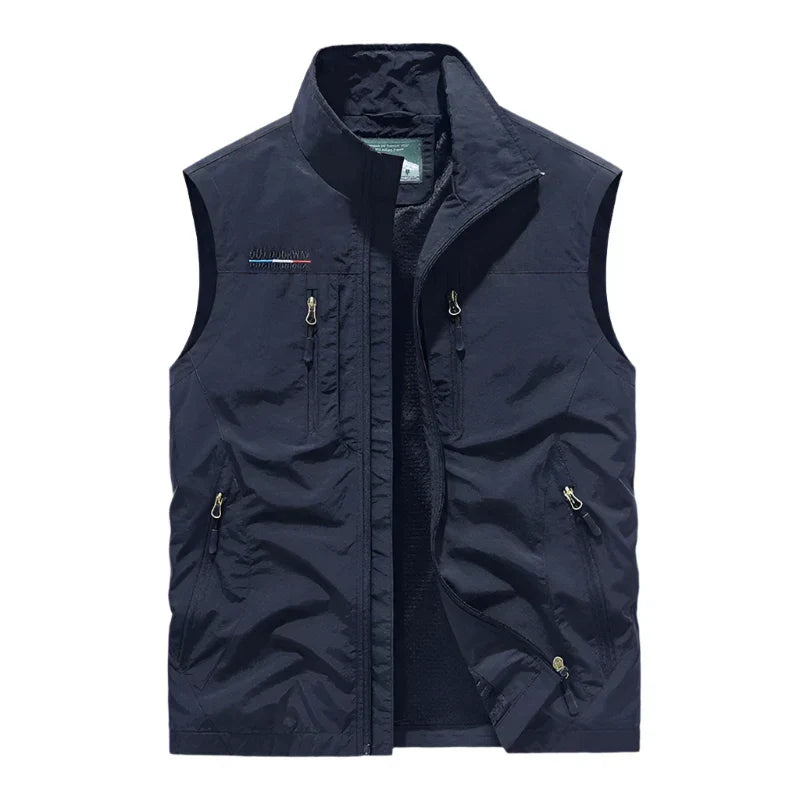 Drune | Mehrfachtaschen Nylon Bodywarmer Für Herren