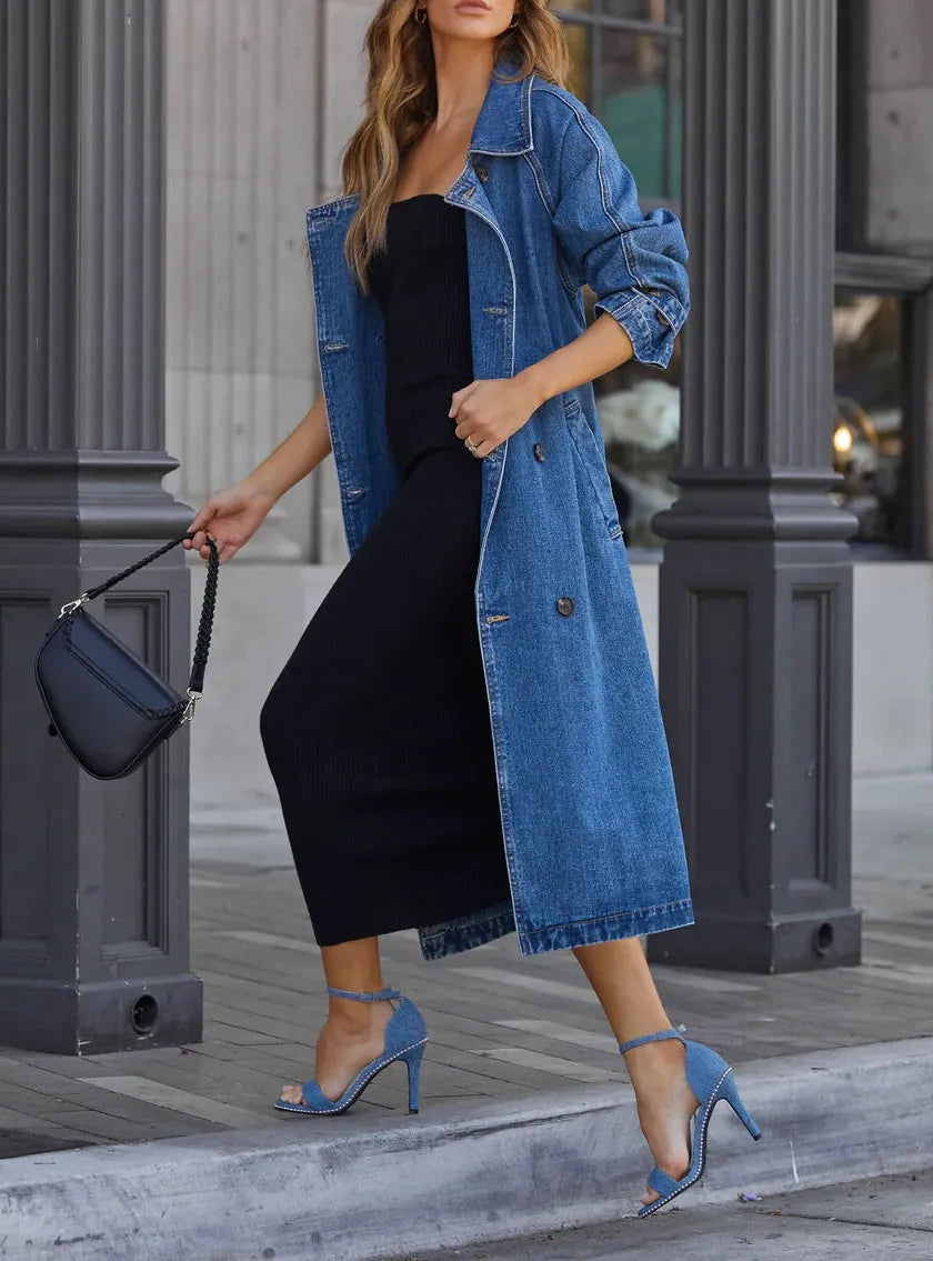 Drune | Jeansjacke Mantel