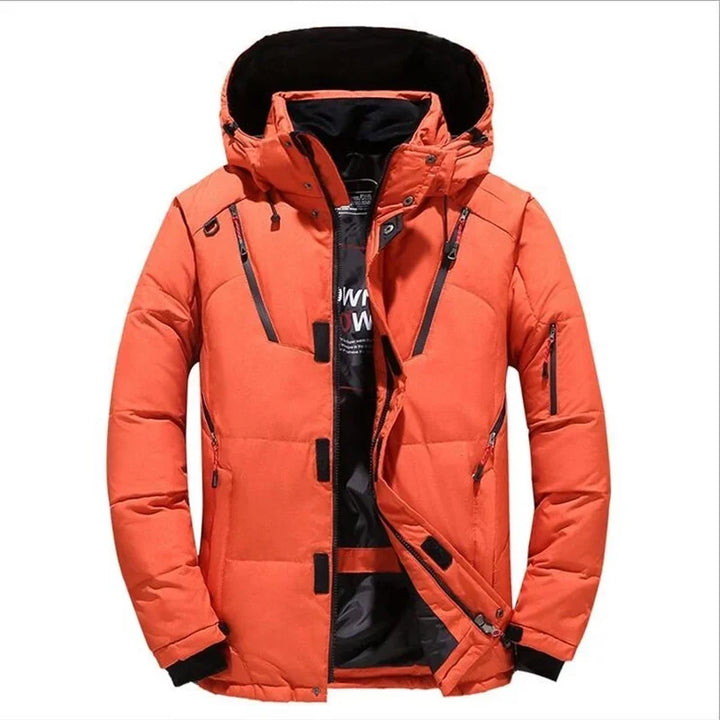 Drune - Herren-Winterparka mit Kapuze - Warmer, winddichter Schneeparka für kalte Tage