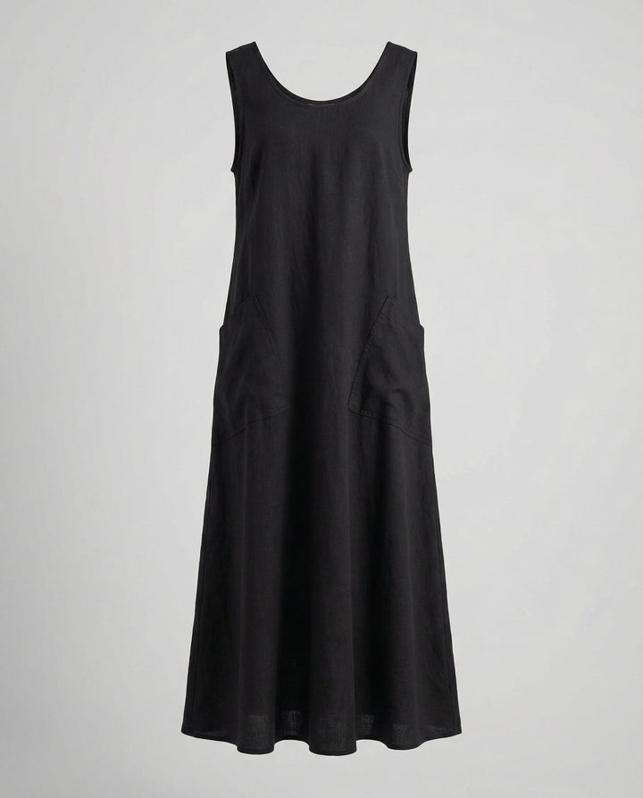 Drune | Vintage Ärmelloses Plus Size Kleid