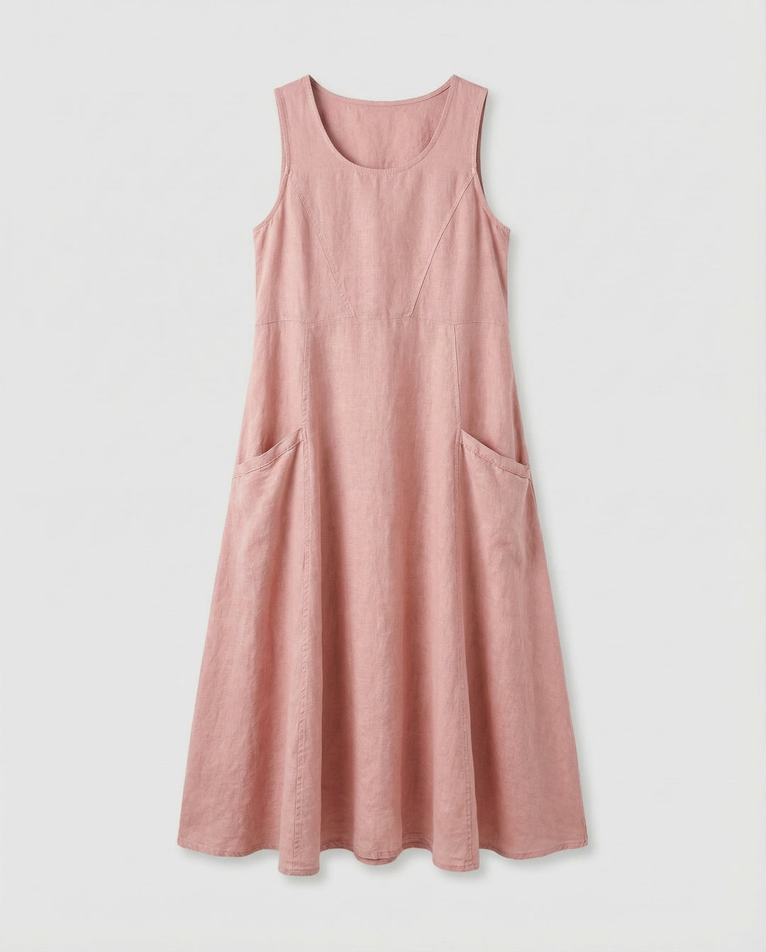 Drune | Vintage Ärmelloses Plus Size Kleid