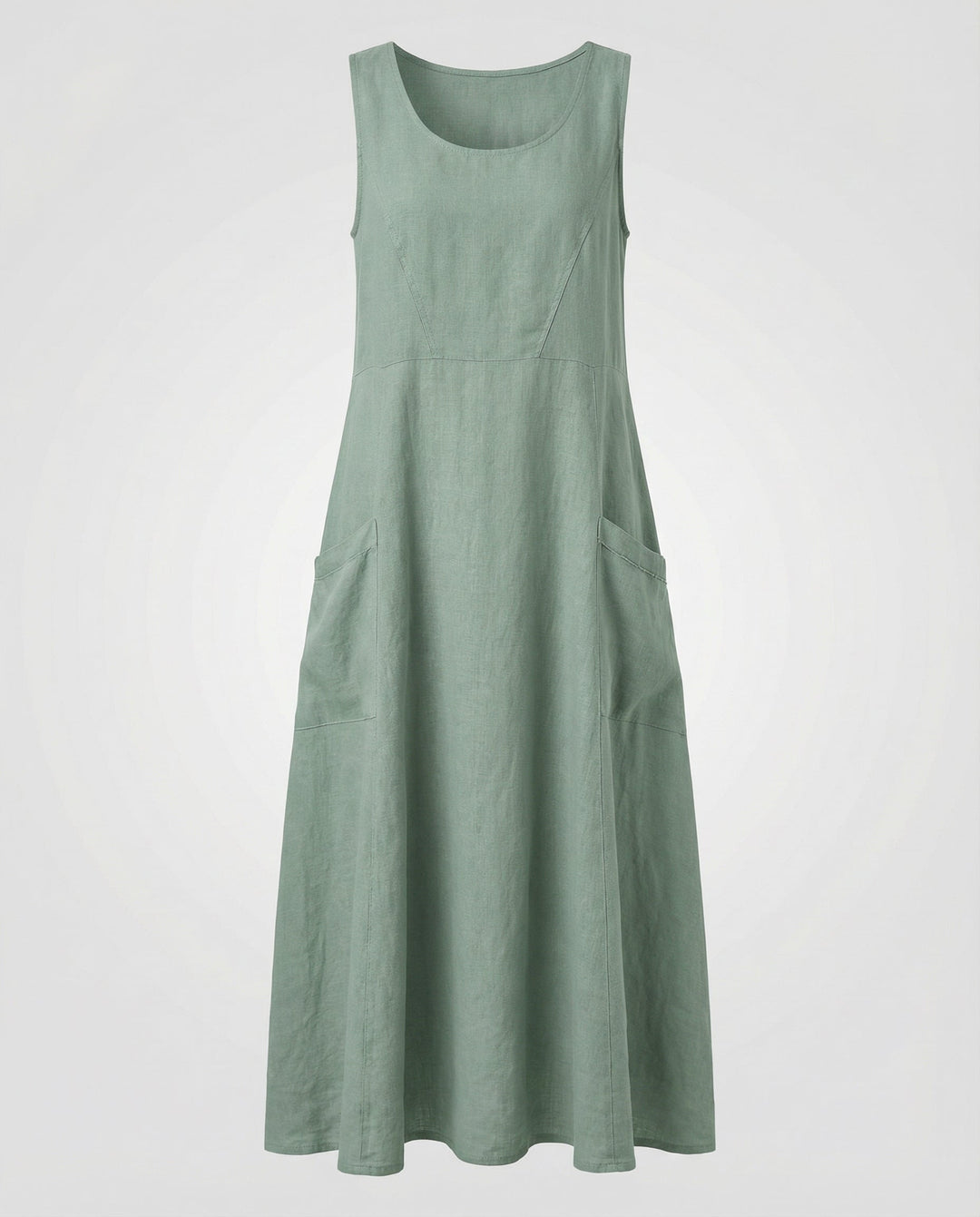 Drune | Vintage Ärmelloses Plus Size Kleid