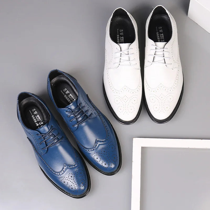 Drune | Bequeme Oxford Herren Business Anzug Schuhe