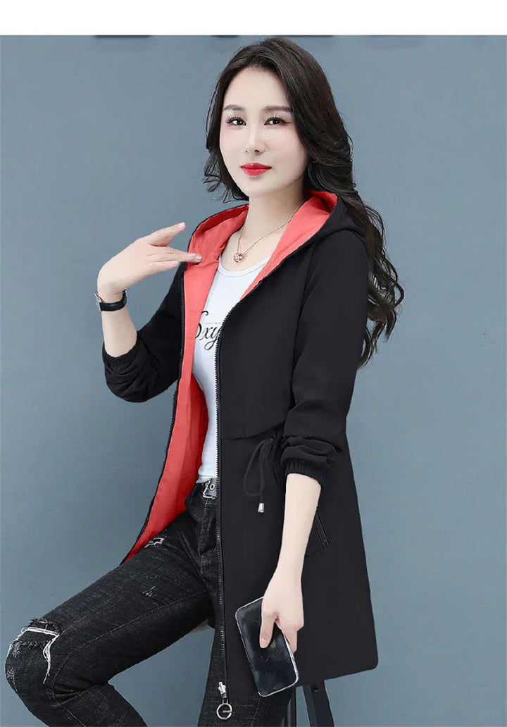 Drune | lange windbreaker-jacke