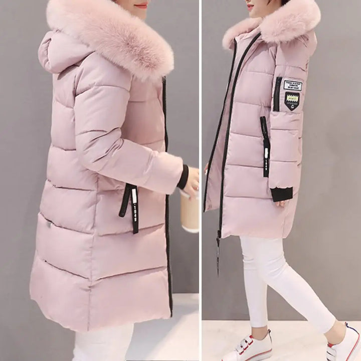 Drune | Winterjacke mit auffälligem Kragen und Applikationen