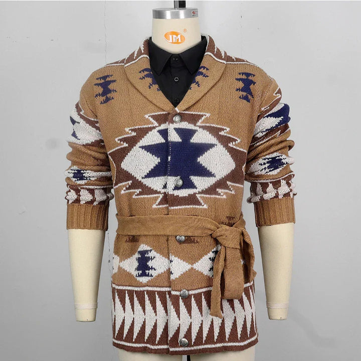 Drune | Warme dicke Strickjacke für Männer