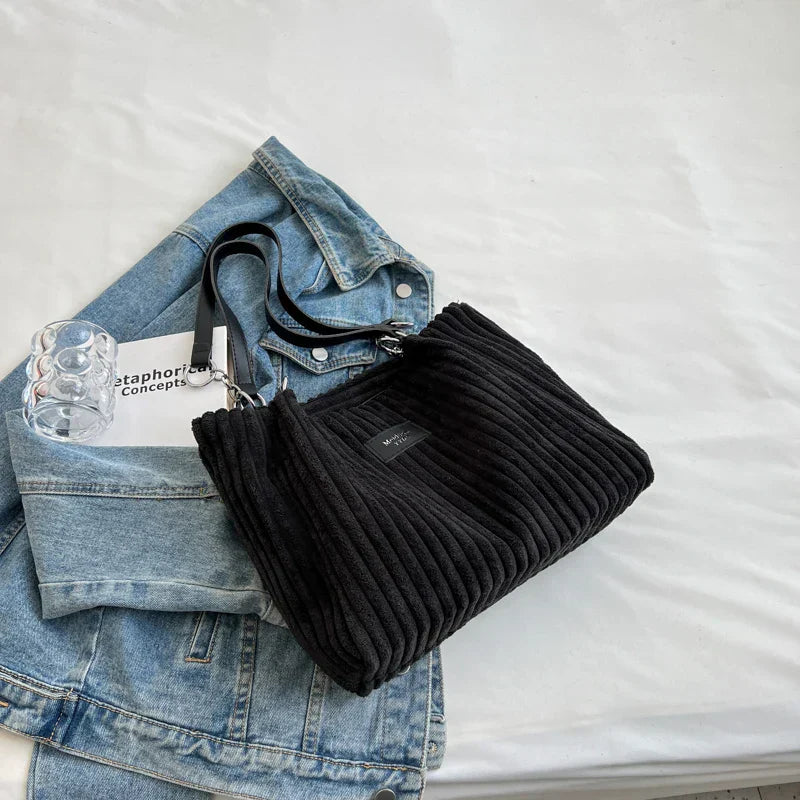 Drune | Damen Cord Handtasche