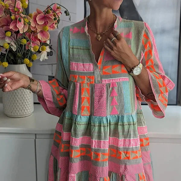 Drune | Boho Chic Locker Sitzendes Kleid