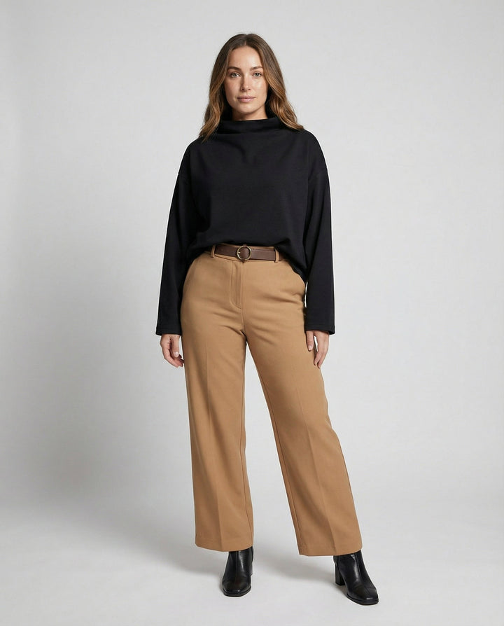 Oversize Rollkragenpullover Damen | Drune