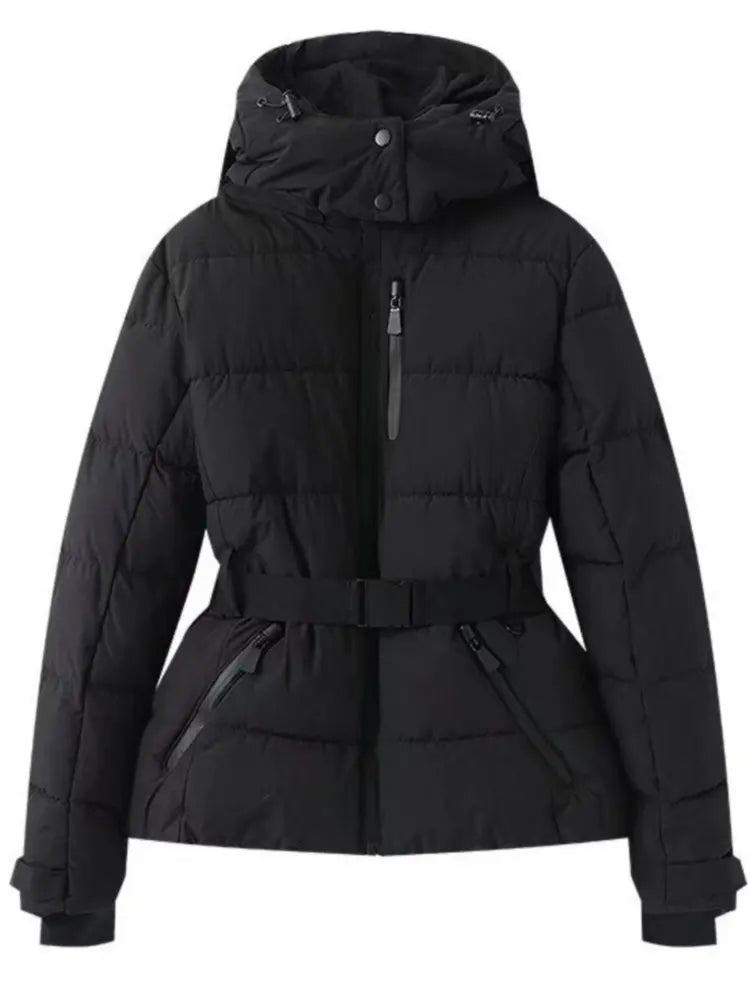Drune | Damen Winter Pufferjacke - Mit Kapuze
