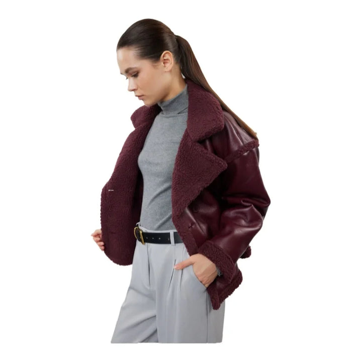 Drune | Jacke aus Kunstleder