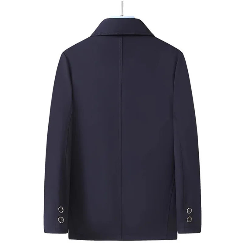 Drune | Veganer Freizeitjacke mit aufgesetzten Taschen und Knöpfen