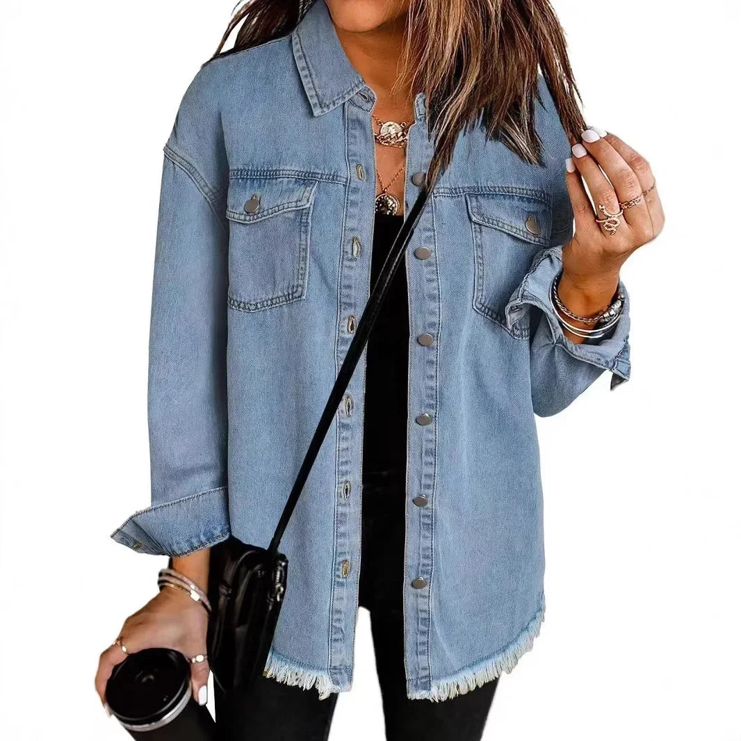 Drune | Denim Hemdjacke