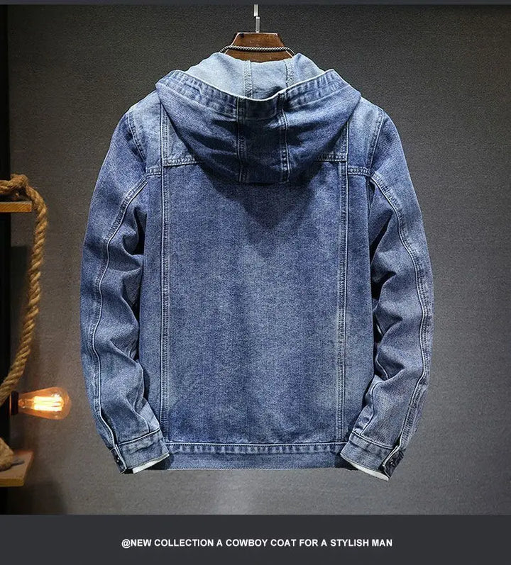 Drune | Kapuzen Denimjacke