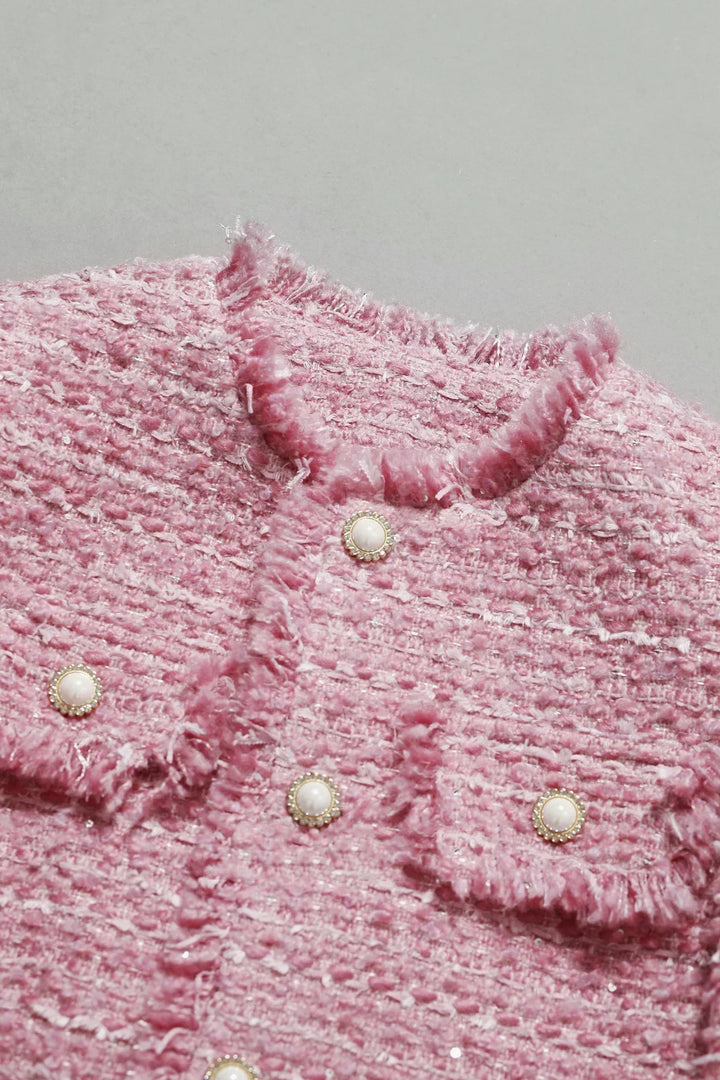 Drune | Jacke Aus Größem Tweed Herbst/Winter Socialite Quastendesign