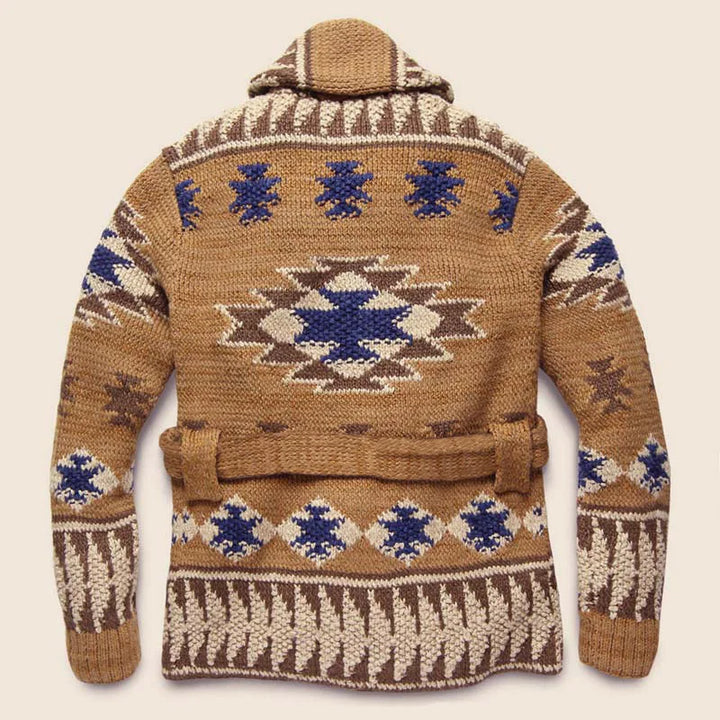 Drune | Dicke Retro-Strickjacke für Männer