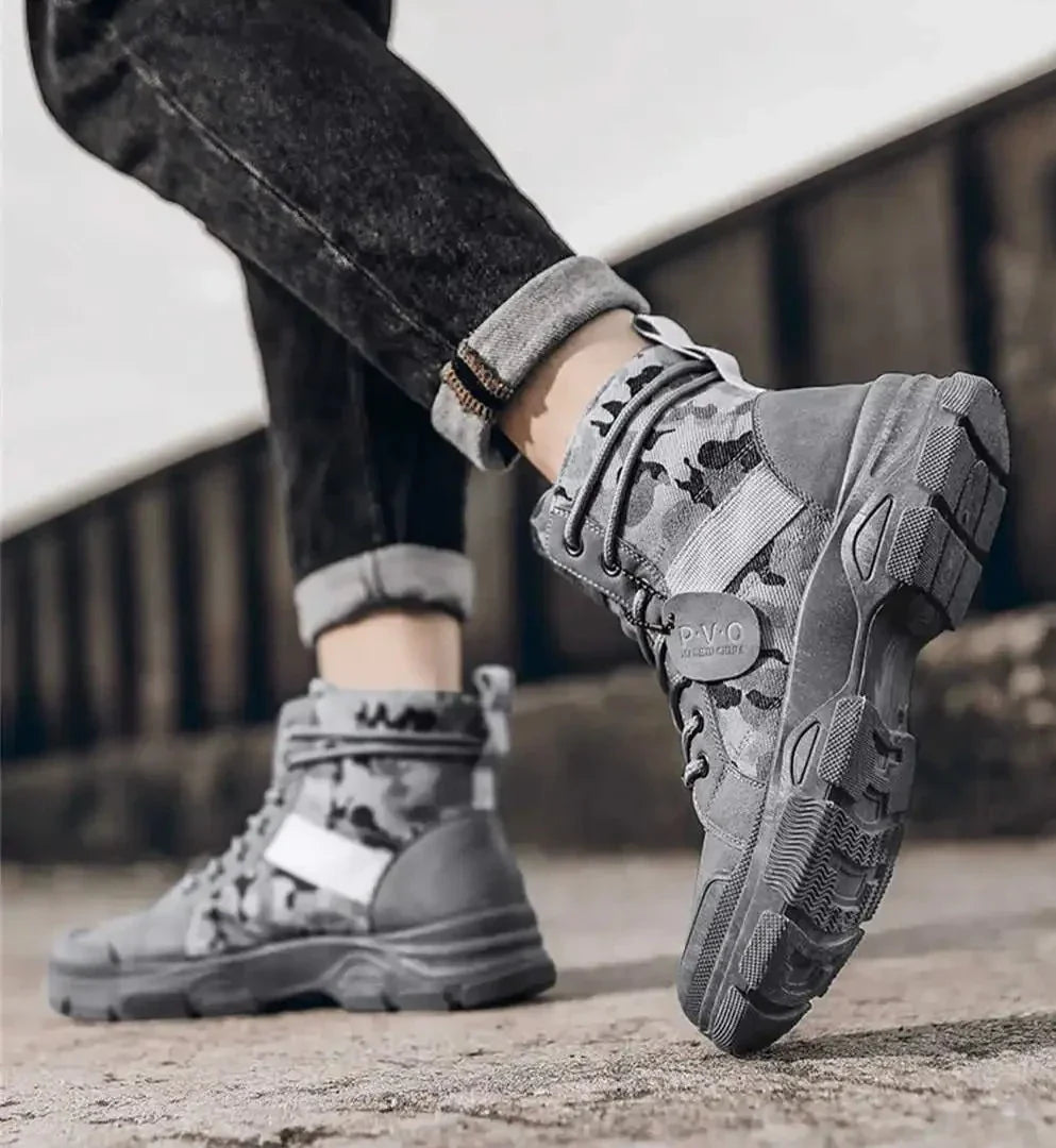 Drune | Outdoor Stiefel Mit Tarnmuster Für Herren