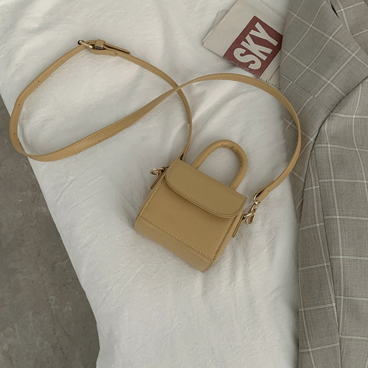 Drune Damen Tragbare Kleine Quadratische Tasche | Vielseitige Umhängetasche