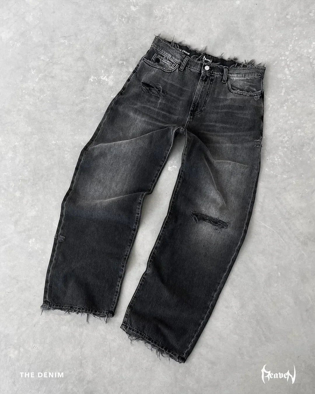 Drune | Amerikanische Gewaschene Retro Jeans Für Männer