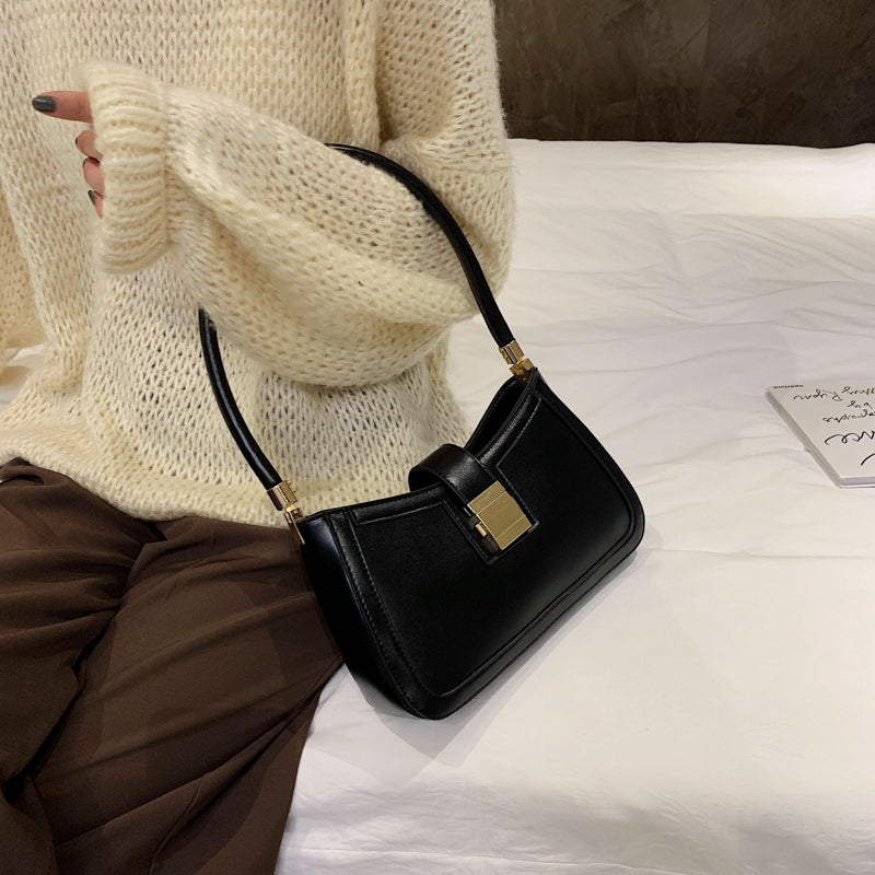 Drune | Stilvolle Schultertasche für Damen - Designer-Handtasche mit Reißverschluss