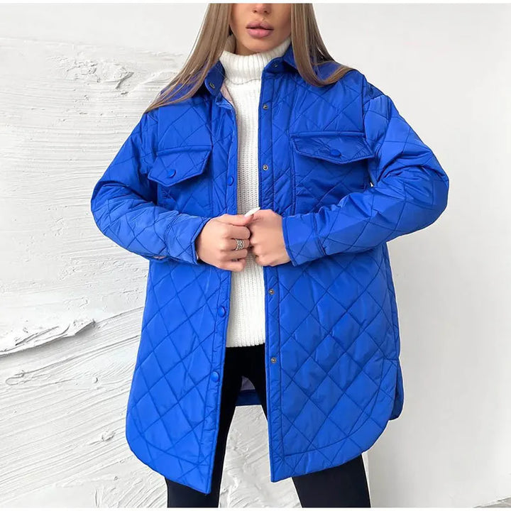 Drune | Klassische gesteppte Jacke mit Druckknöpfen