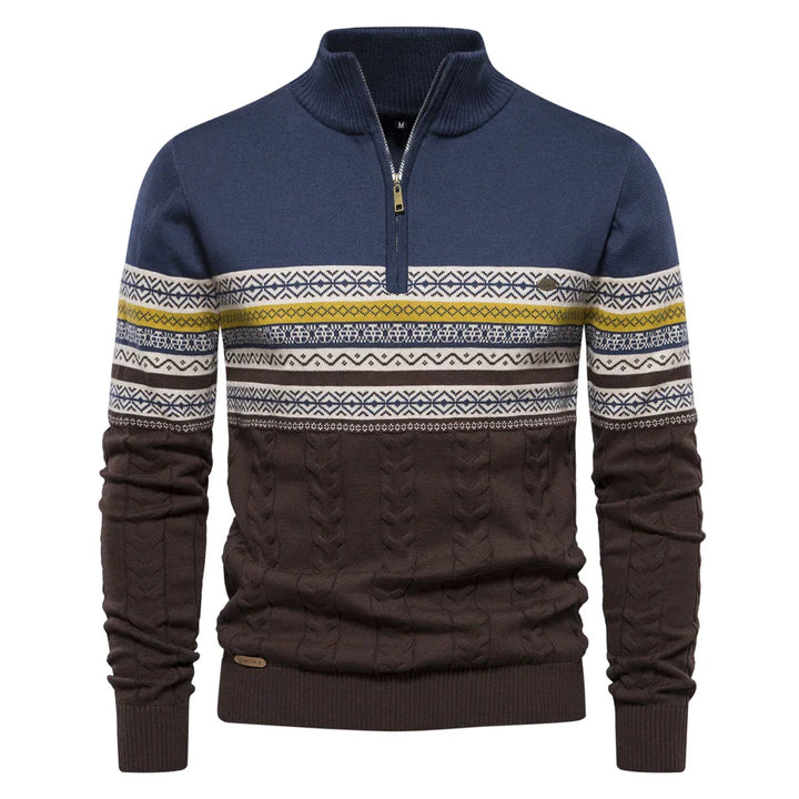 Drune - Pullover mit Retro-Muster