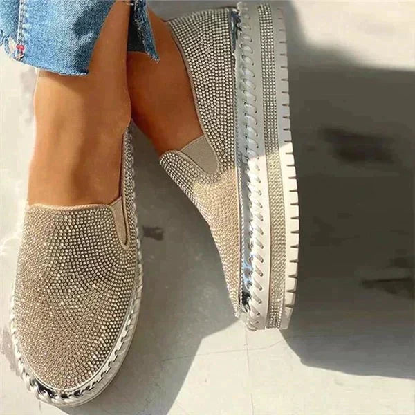 Drune | Schillernde Slip-On-Sneaker