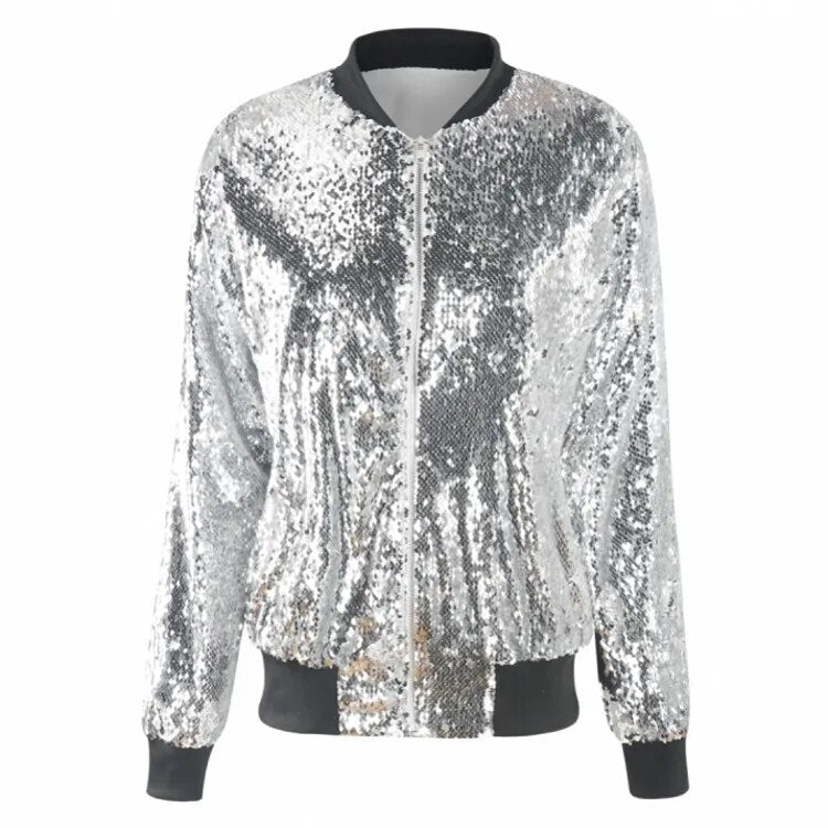 Drune | Bomberjacke mit Pailletten