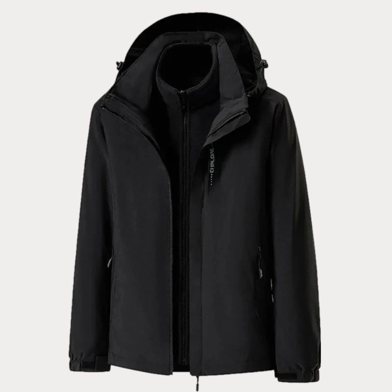 Drune | Herren 3-in-1 Windbreaker-Jacke - Mit Kapuze