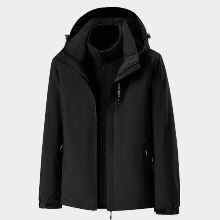 Drune | Herren 3-in-1 Windbreaker-Jacke - Mit Kapuze