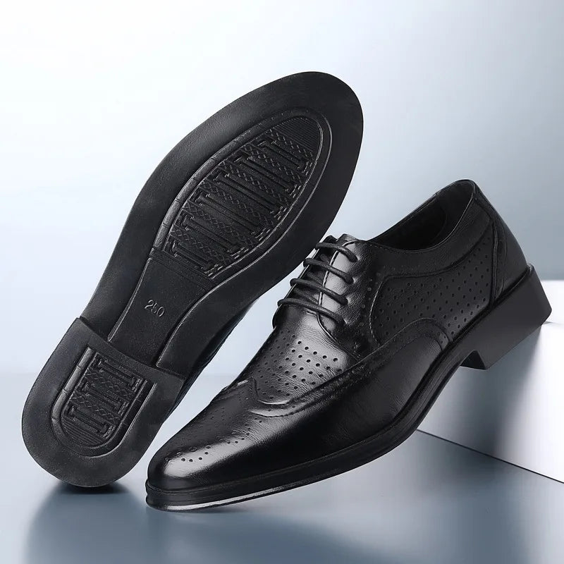 Drune | Bequeme Oxford Herren Business Anzug Schuhe