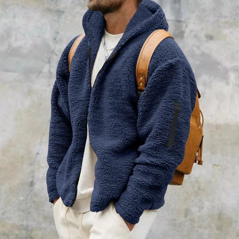 Drune | Veste Sherpa aus Velours