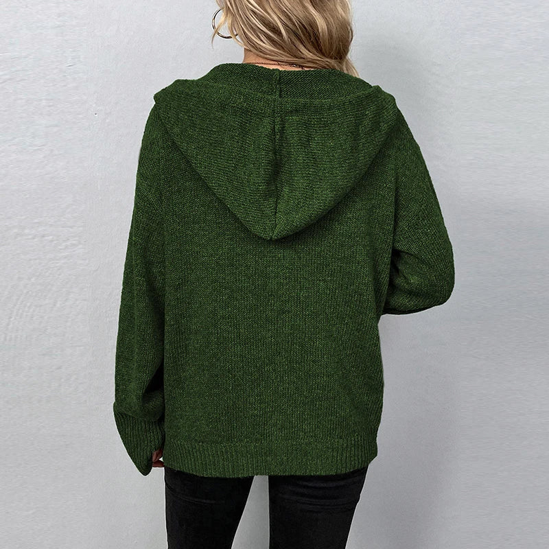 Drune | Strickjacke mit Kapuze