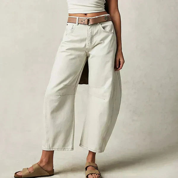 Drune | Mid-Rise Jeans mit Tapered Beinen für Frauen
