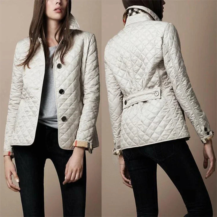 Drune | Diamantsteppung Knopfleiste Winterjacke