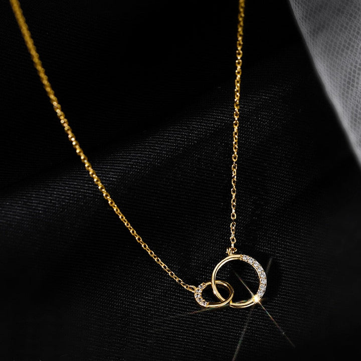 Drune Schillernde Silber-Schönheit | Damen Eleganter Zirkonia-Anhänger aus 925er Sterling Silber