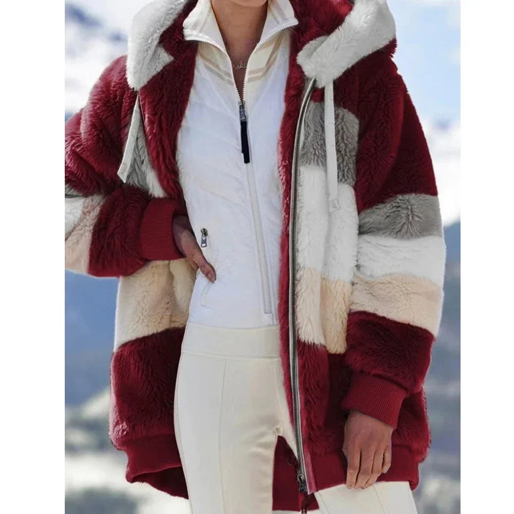 Drune | Fleece Jacke - Mit Kapuze