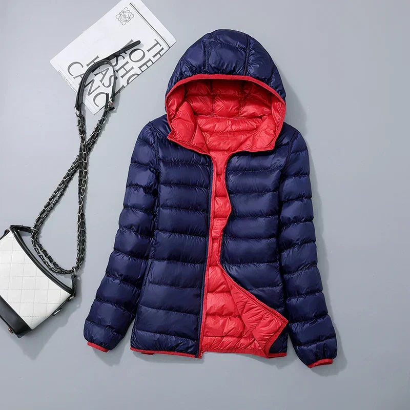 Drune | Kapuzen Daunenjacke Spezielle Winter