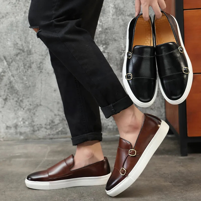 Drune | Stilvolle Leder Loafers Für Herren Zeitloser Charme