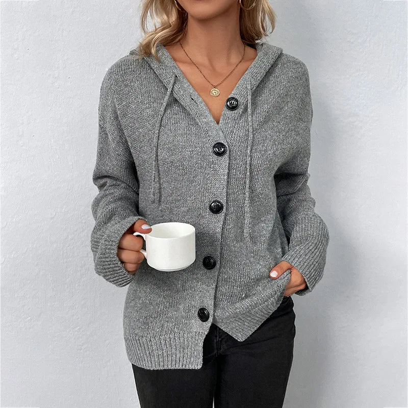 Drune | Strickjacke mit Kapuze