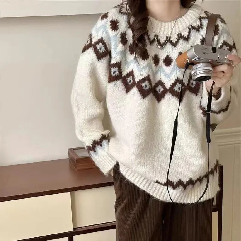 Drune | Frauen Nordische Strickjacke