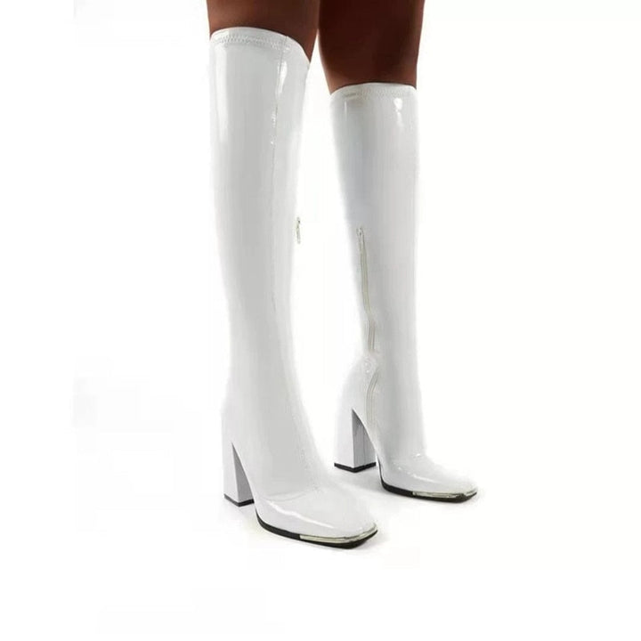Drune | Bequeme Rutschfest Engel Stiefel mit Reissverschluss