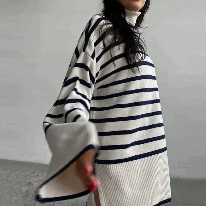 Drune | Strickpullover - Oversized Fit - Weicher Rollkragen - Langer Ärmel Freizeit Design