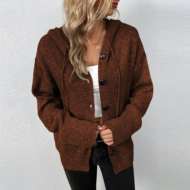Drune | Bequemer Hooded Cardigan