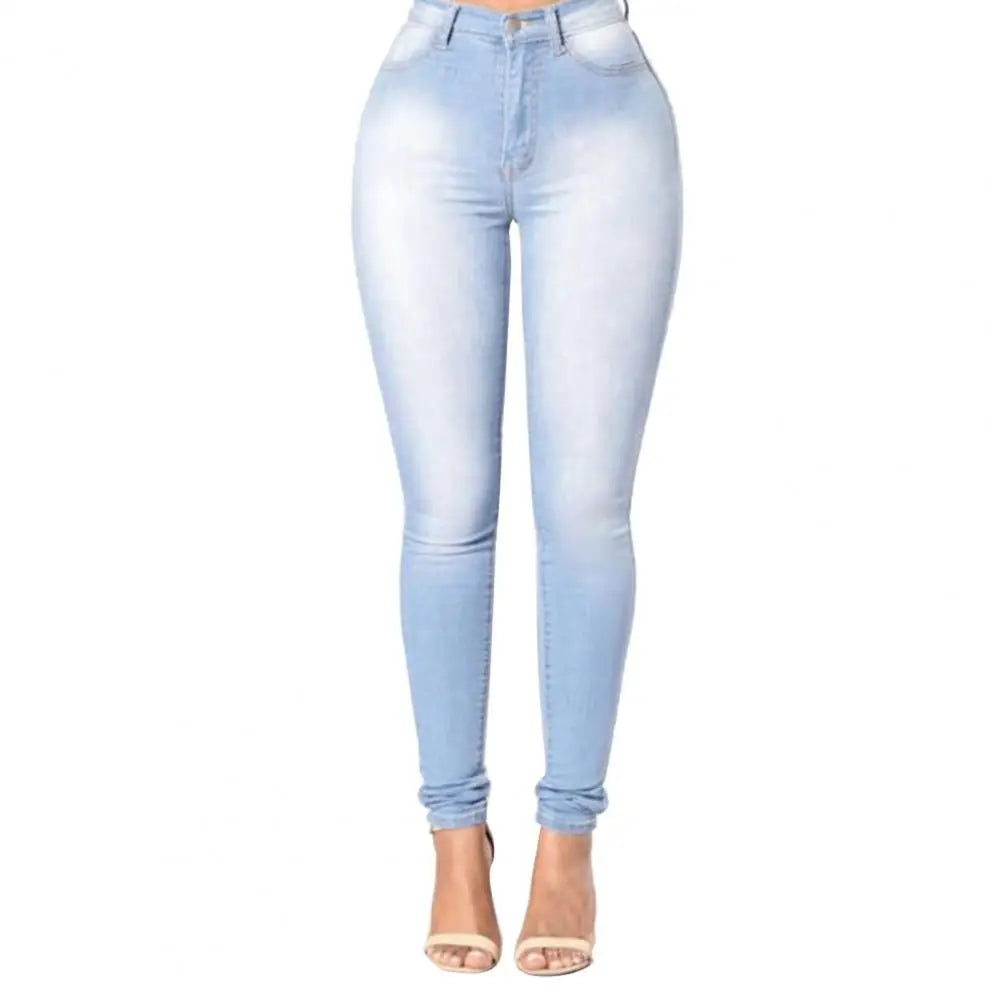 Drune | Trendige Jeans mit hohem Bund und Gummizug