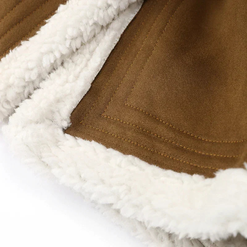 Drune | Leder Winterweste Stilvoll & Zeitlos