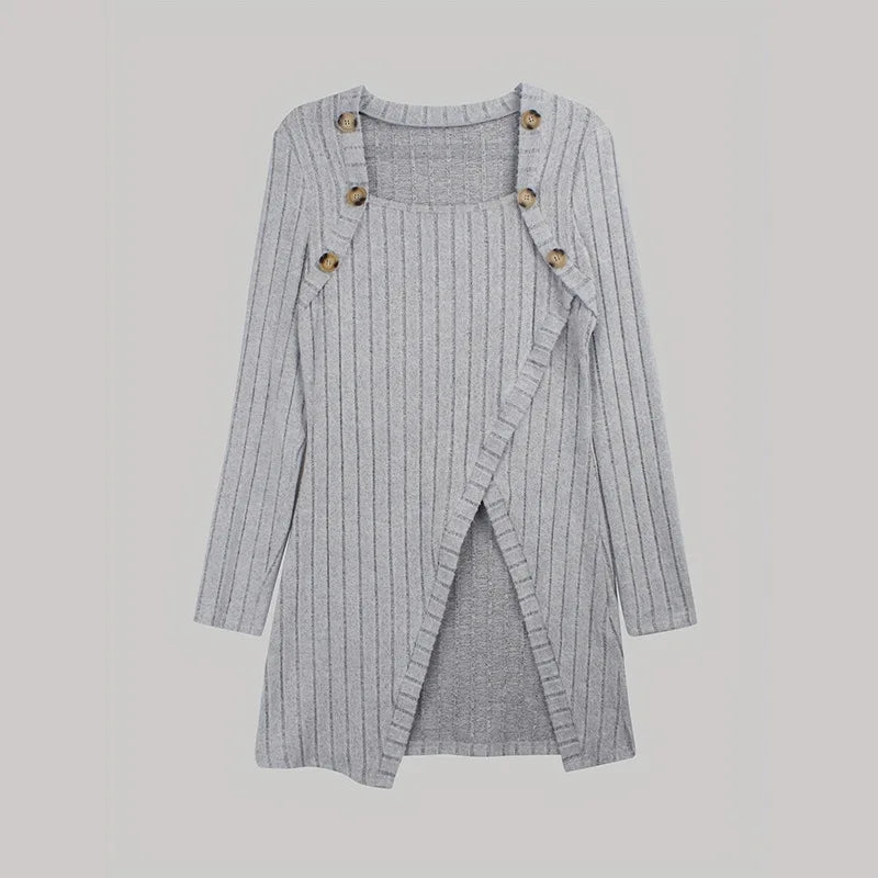 Drune | Zeitlose und Stilvolle Winter Strickjacke