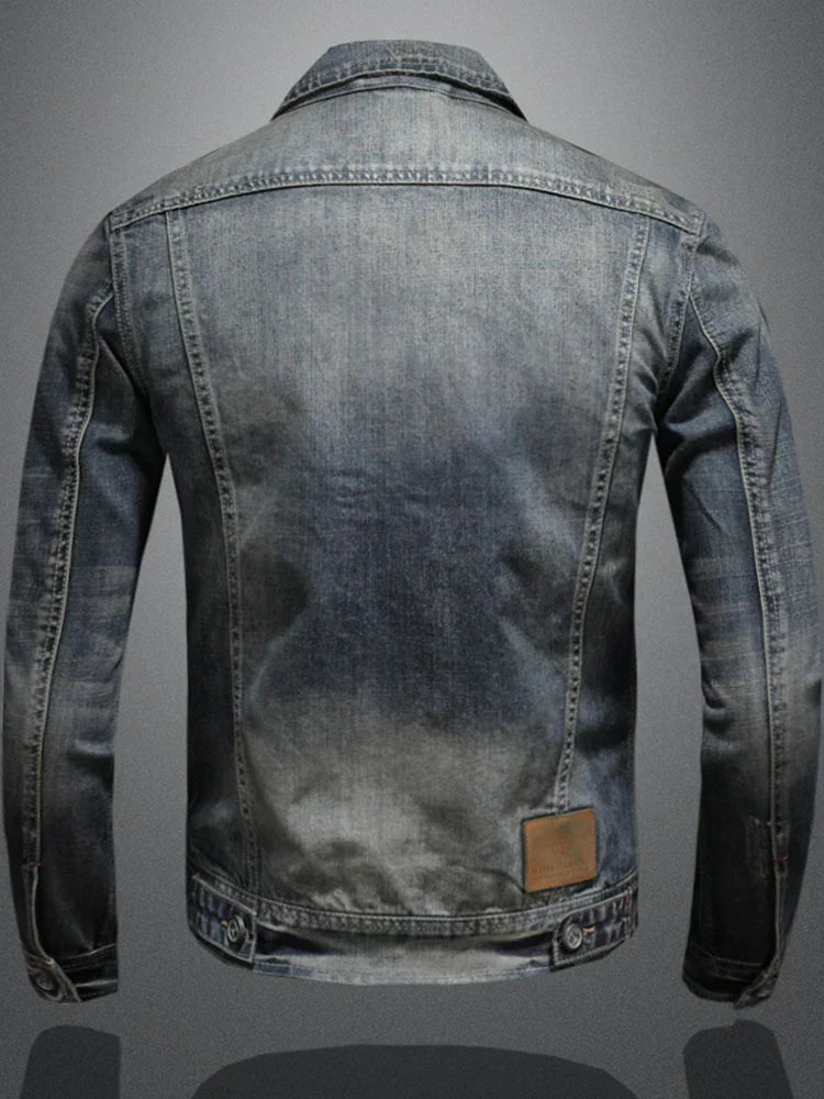 Drune | Midnight Fade Klassische Denimjacke