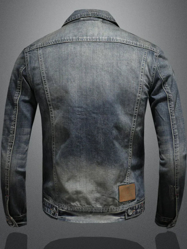 Drune | Midnight Fade Klassische Denimjacke
