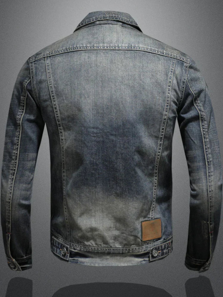Drune | Midnight Fade Klassische Denimjacke